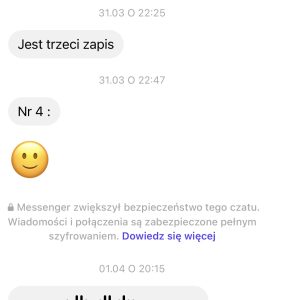 Opinia klienta 1 (zrzut ekranu)